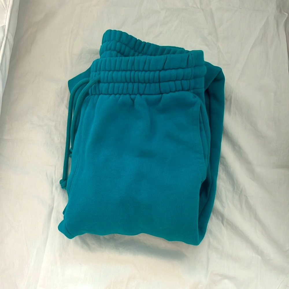 Aritzia cozy fleece boyfriend sweats